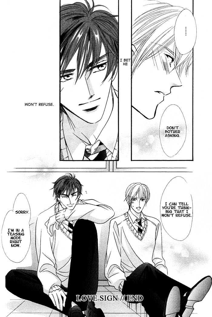 Anata No Tonari Ni Suwarasete - Vol.1 Chapter 4 : Love Sign (One-Shot)