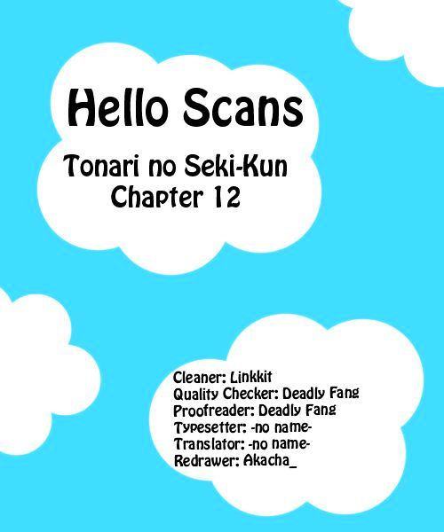 Tonari No Seki-Kun - Vol.1 Chapter 12