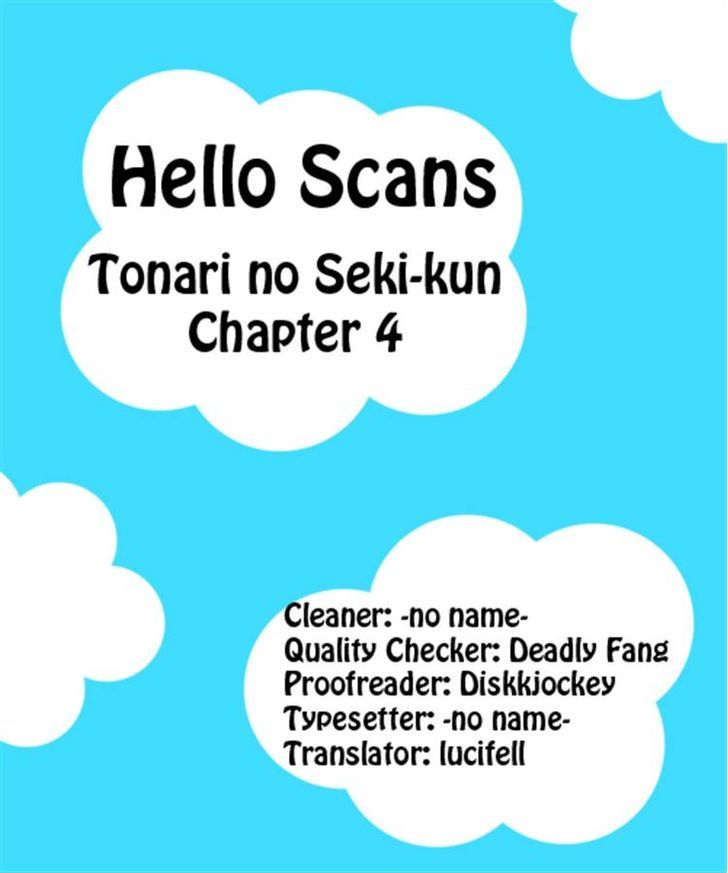 Tonari No Seki-Kun - Vol.1 Chapter 4