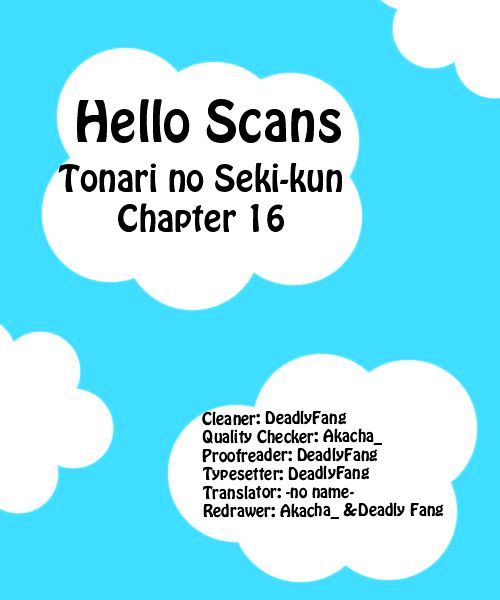 Tonari No Seki-Kun - Vol.2 Chapter 16