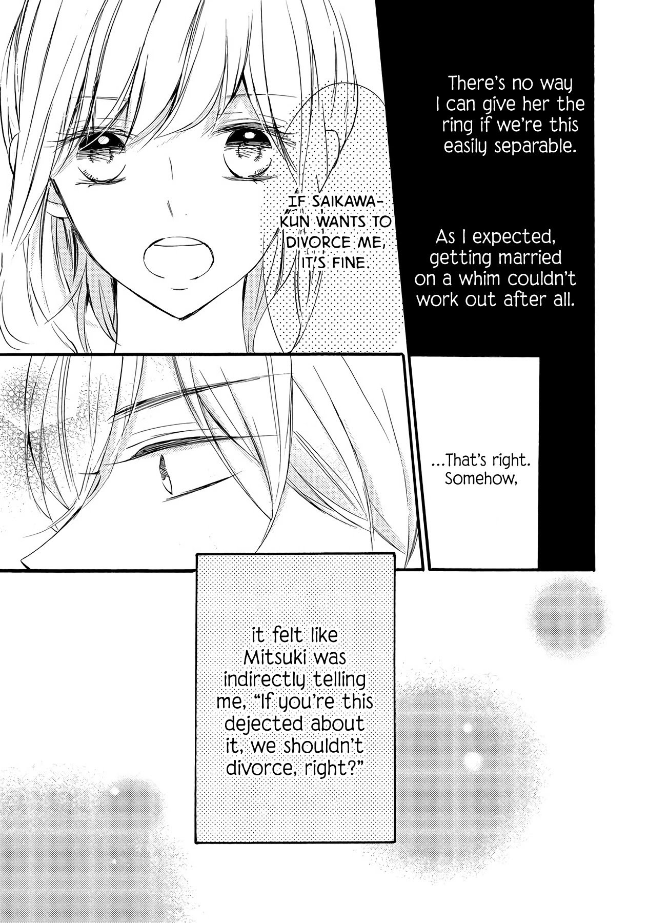 Saikawa Fusai No Renai Jijou - Nananen Jikkuri - Chapter 5: A Selfish Contract