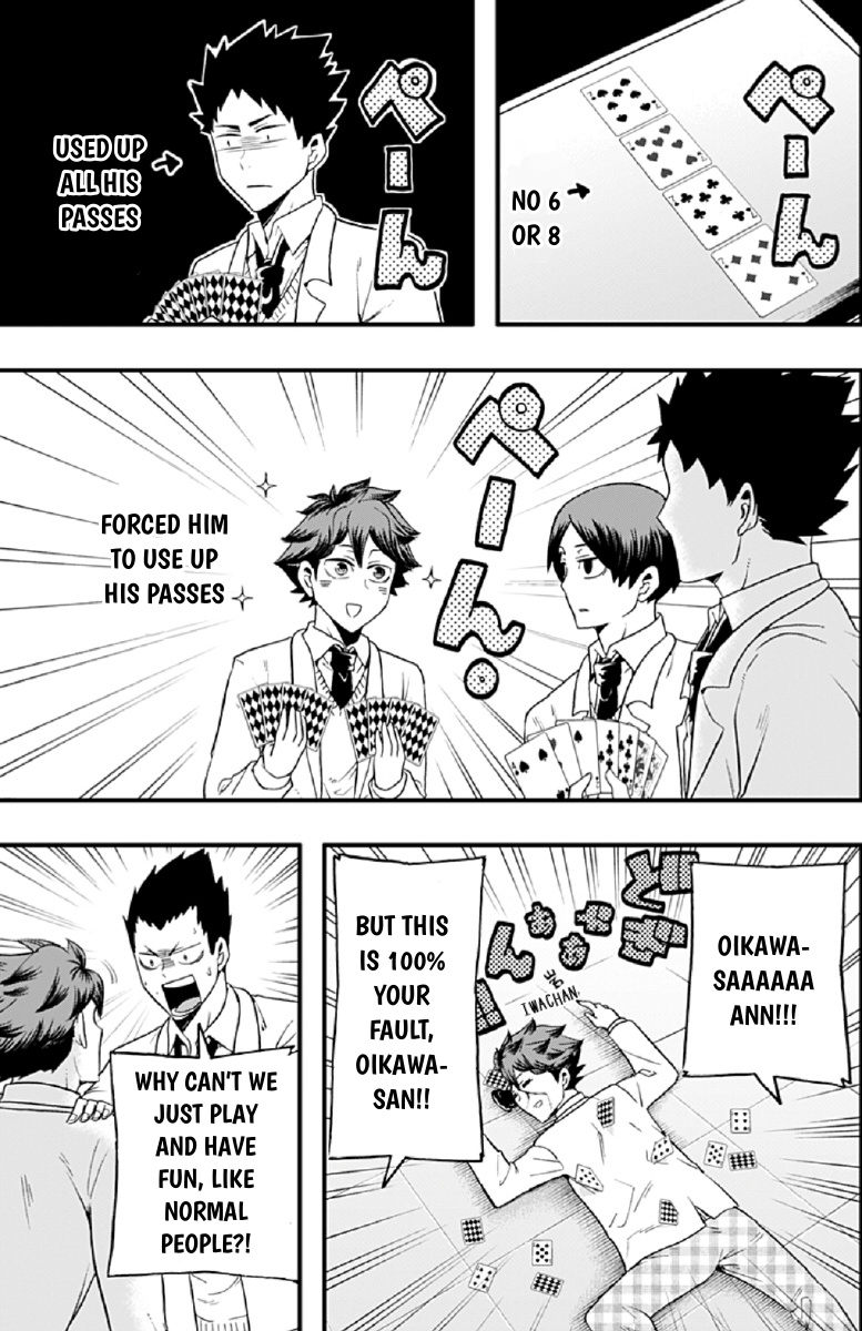 Haikyuu-Bu!! - Vol.3 Chapter 29: Seijoh Plays Cards