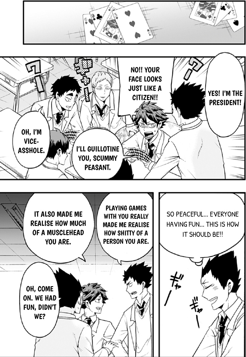 Haikyuu-Bu!! - Vol.3 Chapter 29: Seijoh Plays Cards