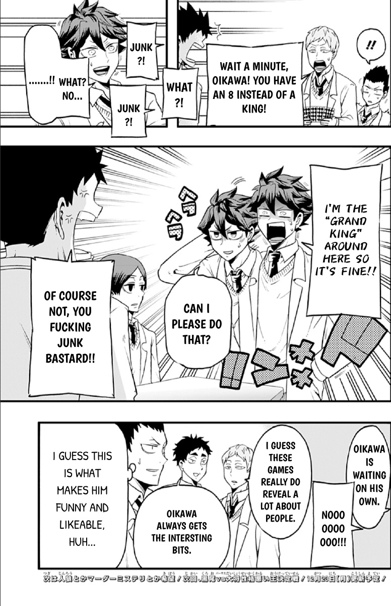 Haikyuu-Bu!! - Vol.3 Chapter 29: Seijoh Plays Cards