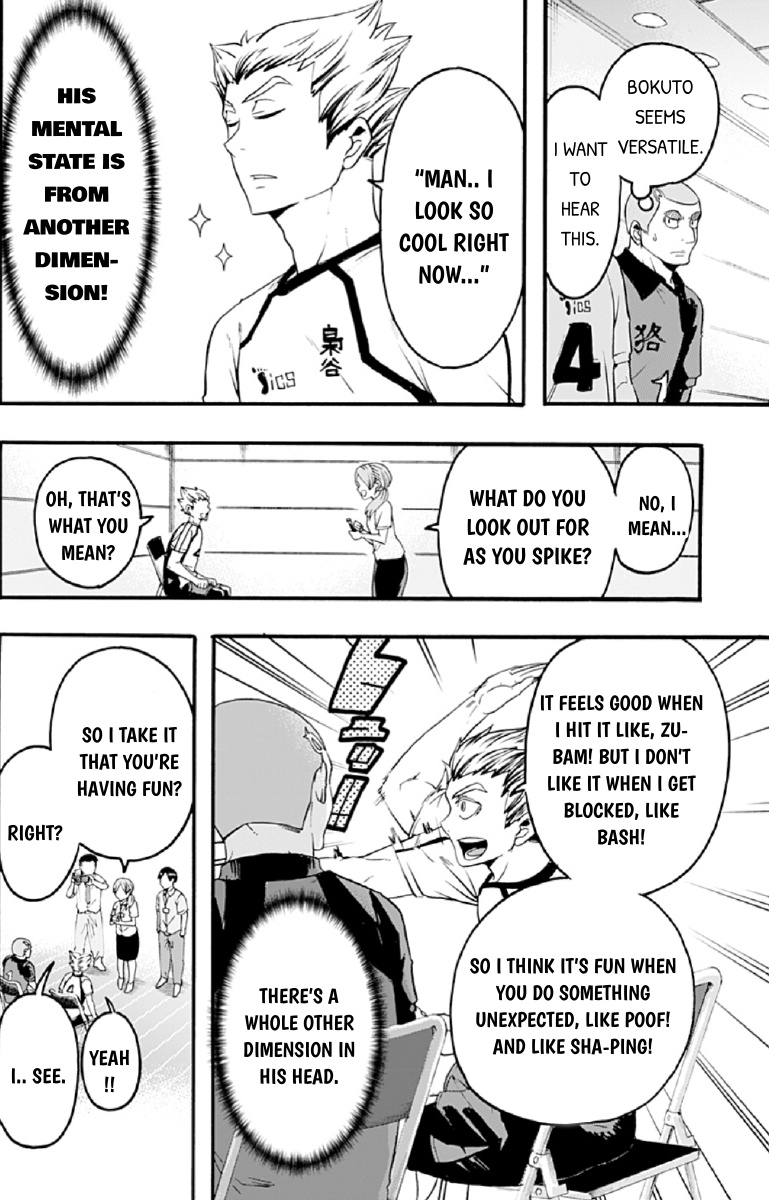 Haikyuu-Bu!! - Vol.3 Chapter 26: Interview With Kiryuu And Bokuto