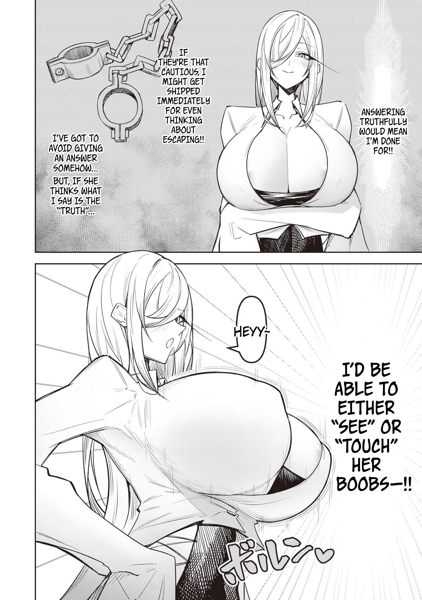 The Devil Fascinates Me In Heavenly Prison - Vol.2 Chapter 7: Boobs And Answers