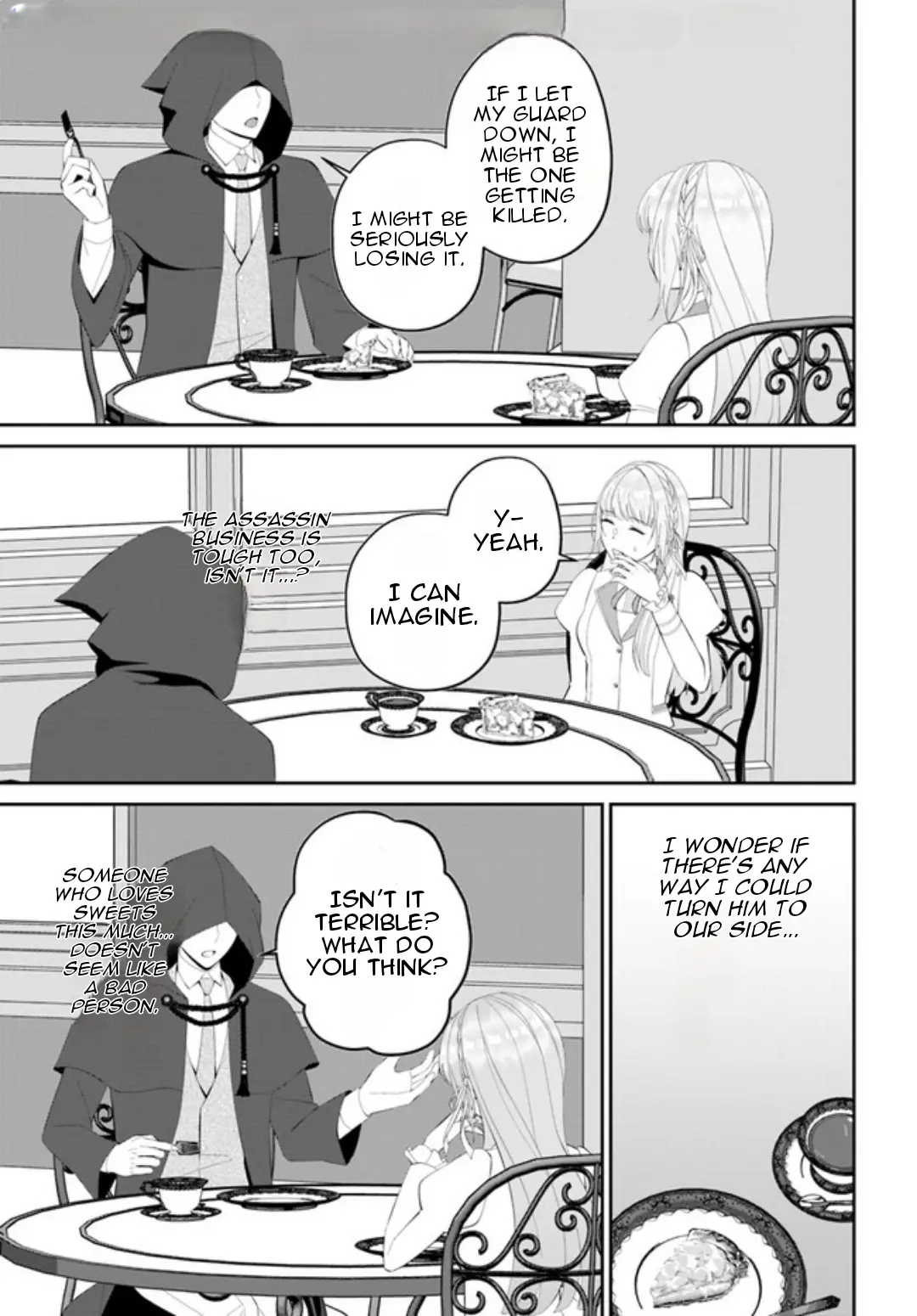 Watashi No Ue Ni Ukabu "Akuyaki Reijou (Hametsu Suru)" Tte Nandeshou Ka? - Chapter 6: The Fruit Pie-Loving Assassin