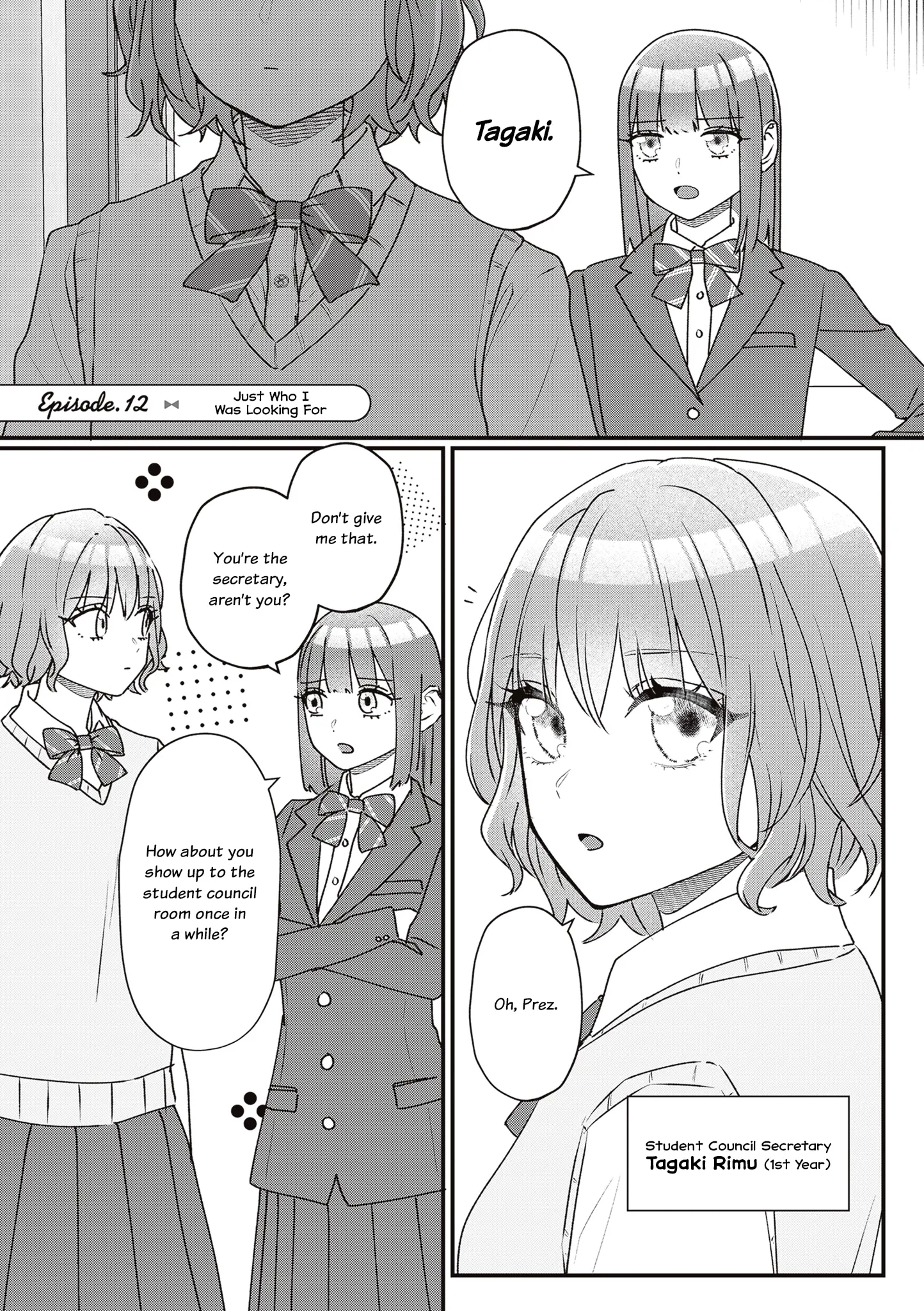 The Main Duties Of The Vice President - Vol.1 Chapter 12: Just Who I Was Looking For