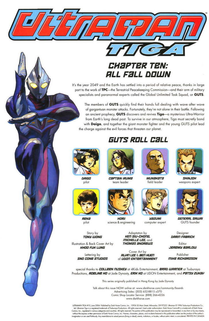 Ultraman Tiga - Chapter 10 : All Fall Down