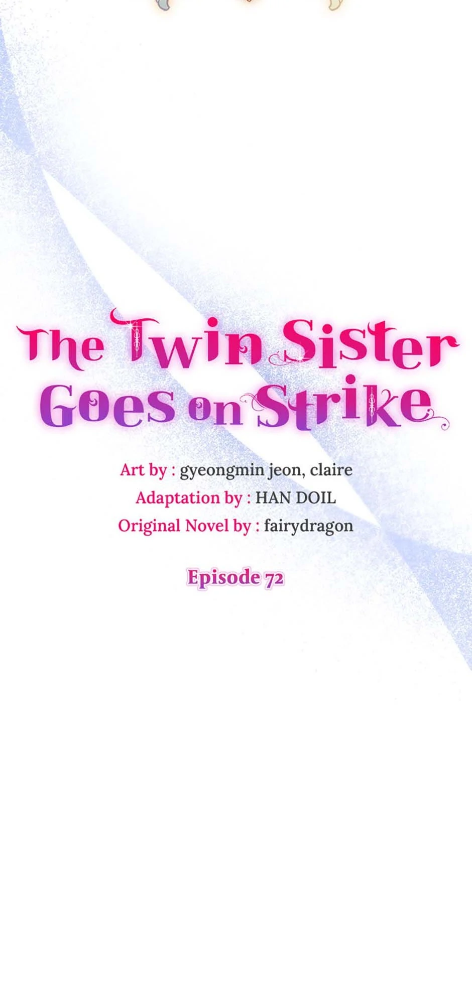 Twin Sister’s Strike Declaration - Chapter 72