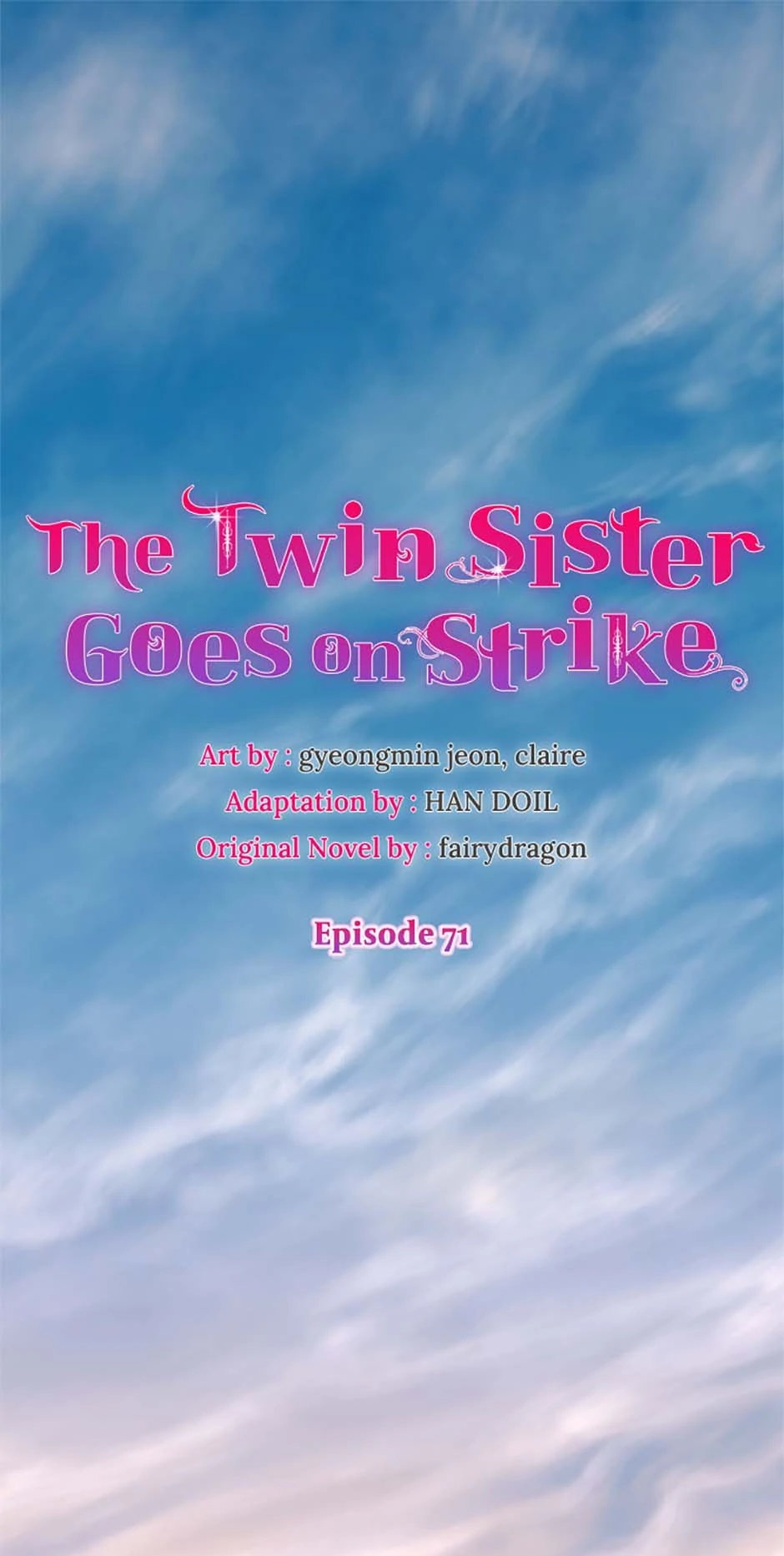 Twin Sister’s Strike Declaration - Chapter 71