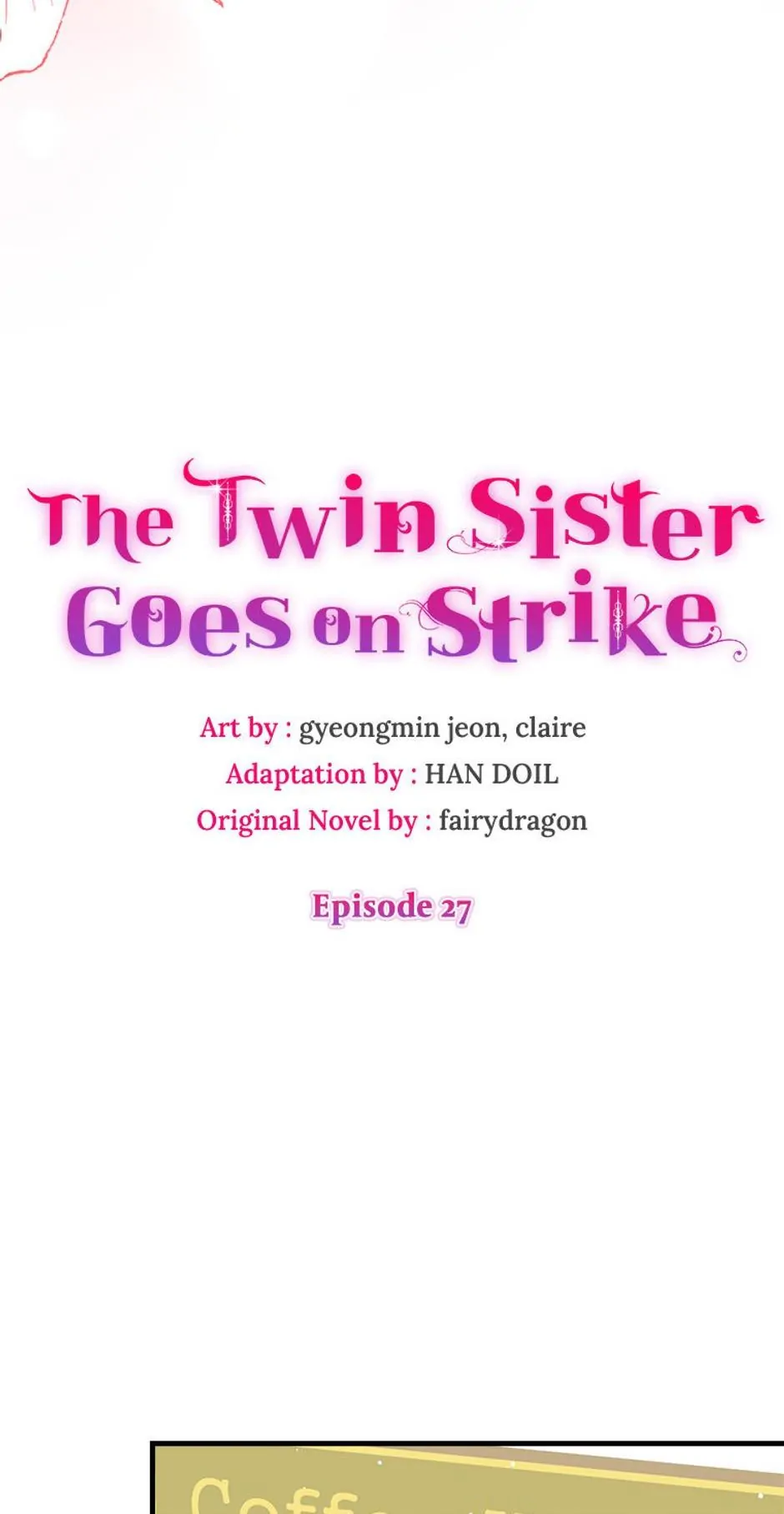 Twin Sister’s Strike Declaration - Chapter 27