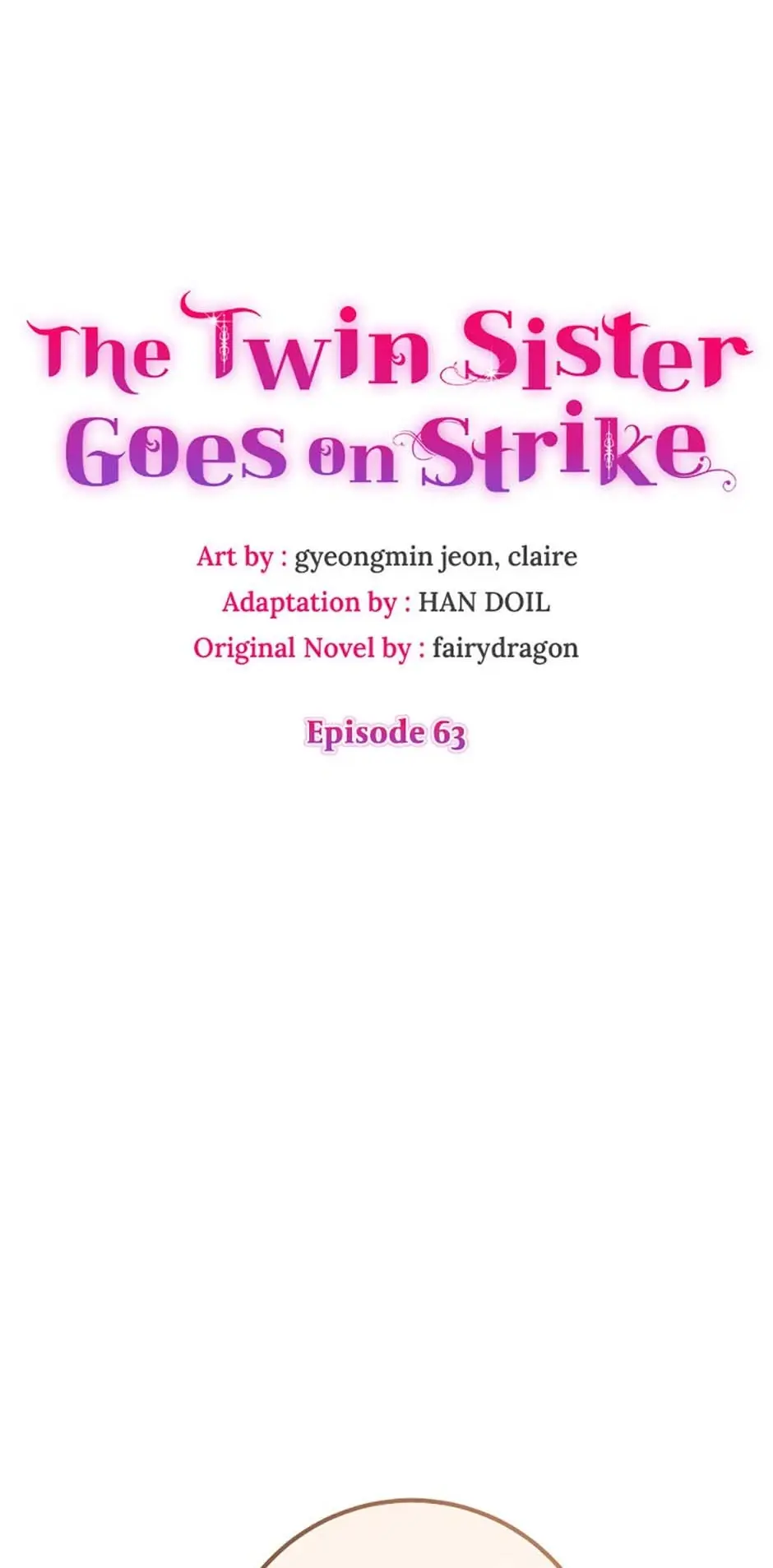 Twin Sister’s Strike Declaration - Chapter 63