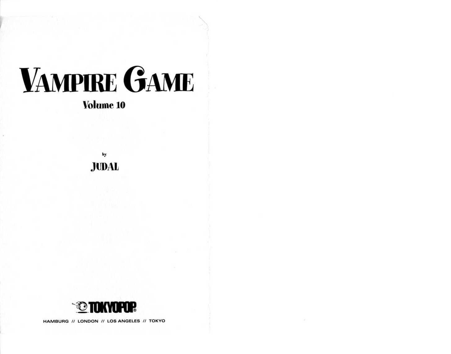 Vampire Game - Vol.10 Chapter 0