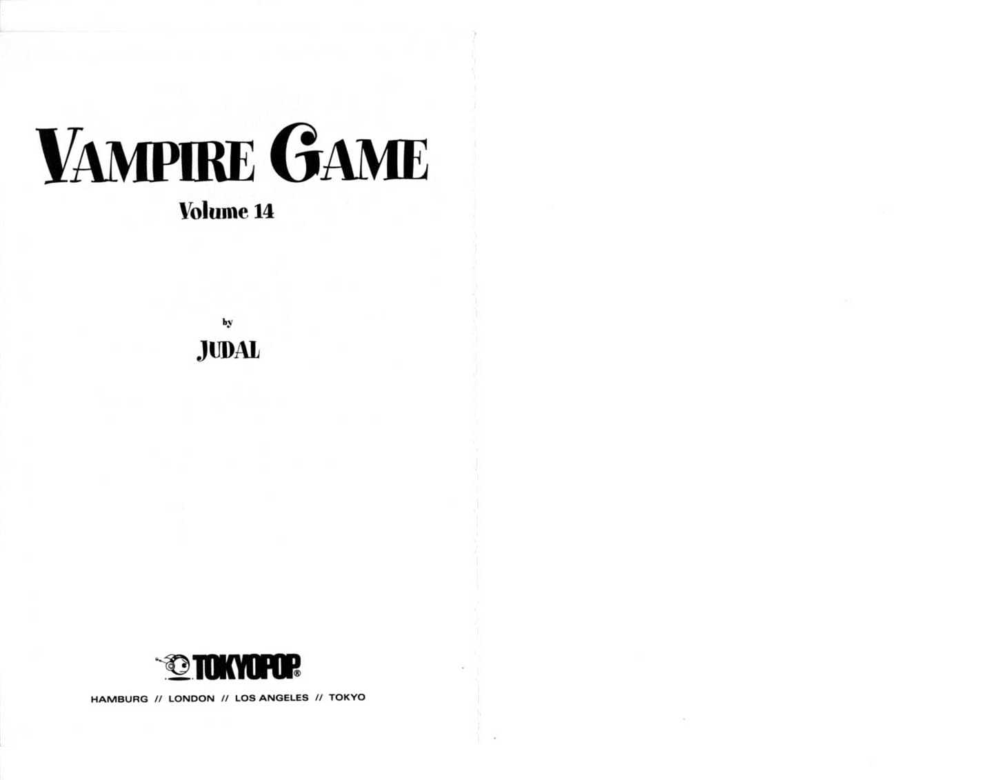 Vampire Game - Vol.14 Chapter 0