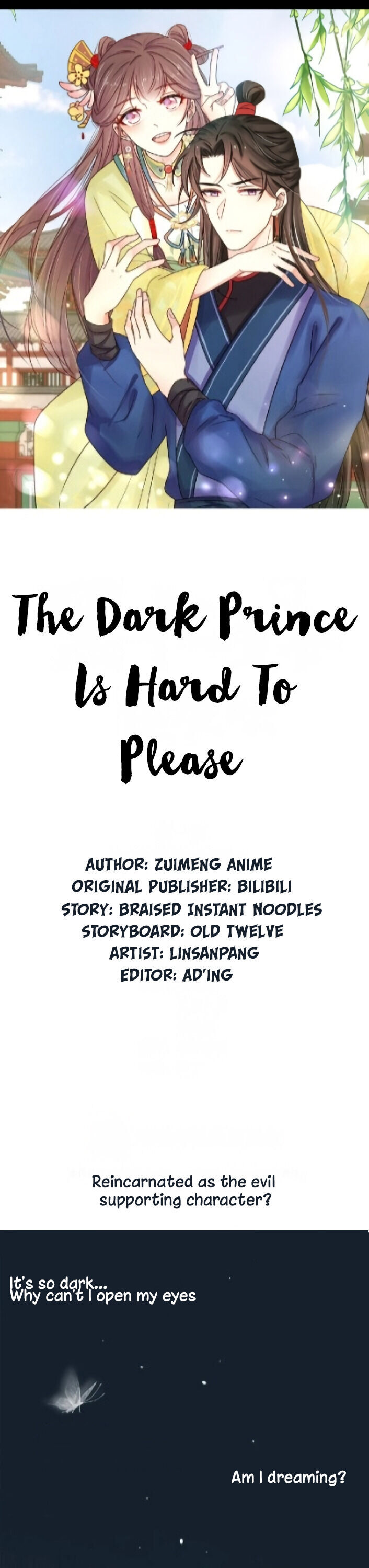 The Dark Prince Is Hard To Please - Chapter 1