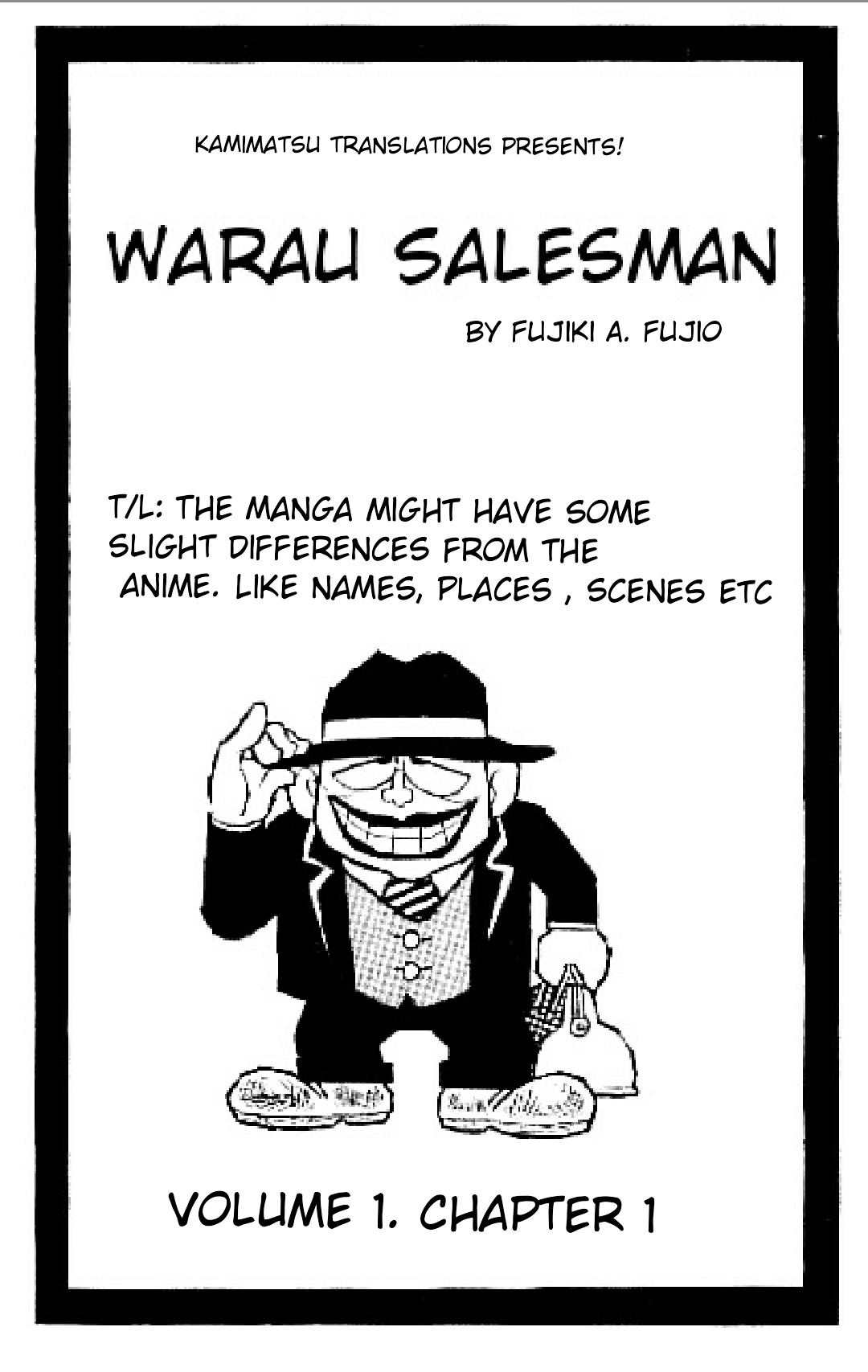 Warau Salesman - Vol.1 Chapter 1