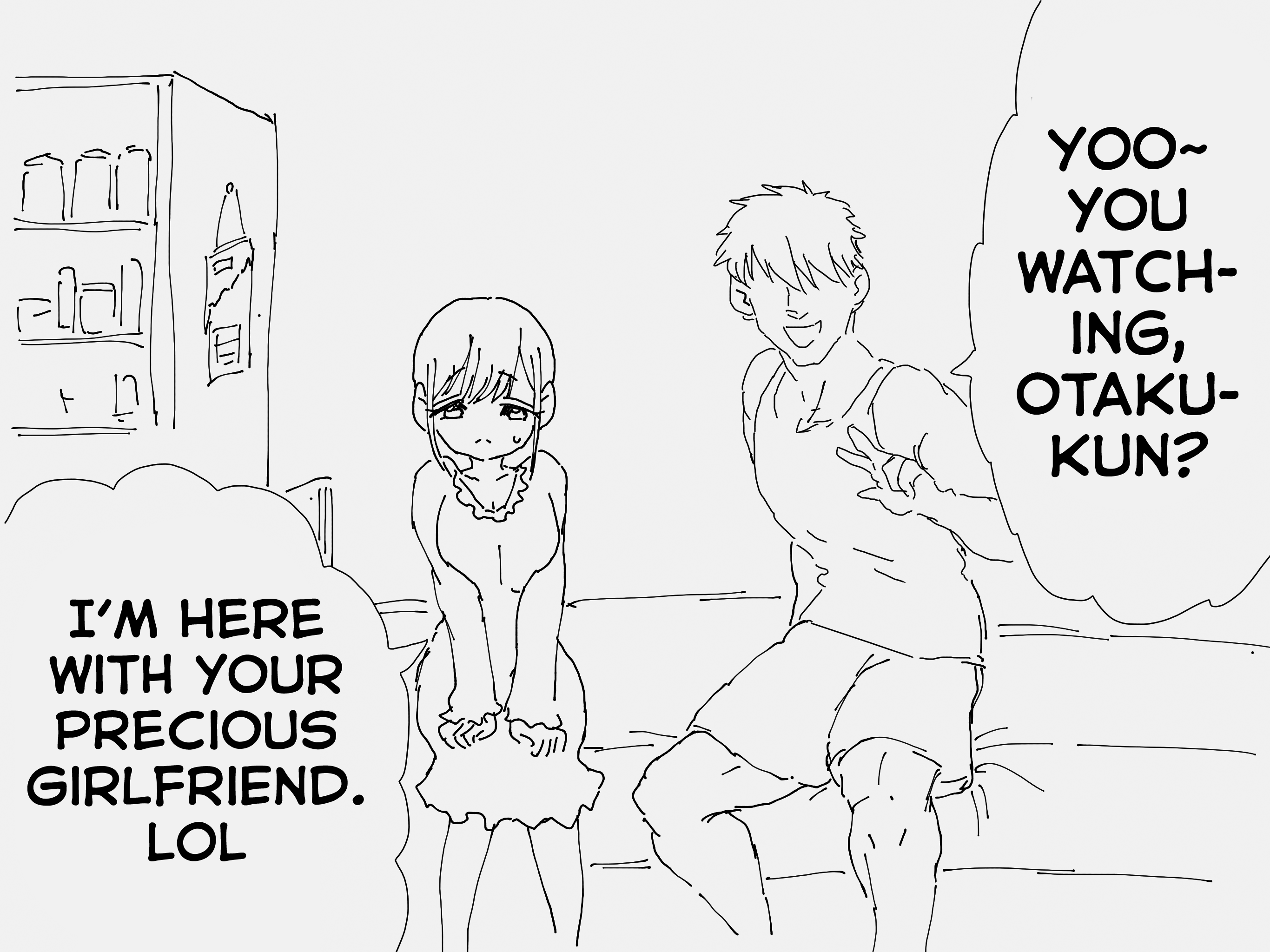 Holiday Yasumi's Twitter Shorts - Chapter 59: Are You Watching, Otaku-Kun? Lol