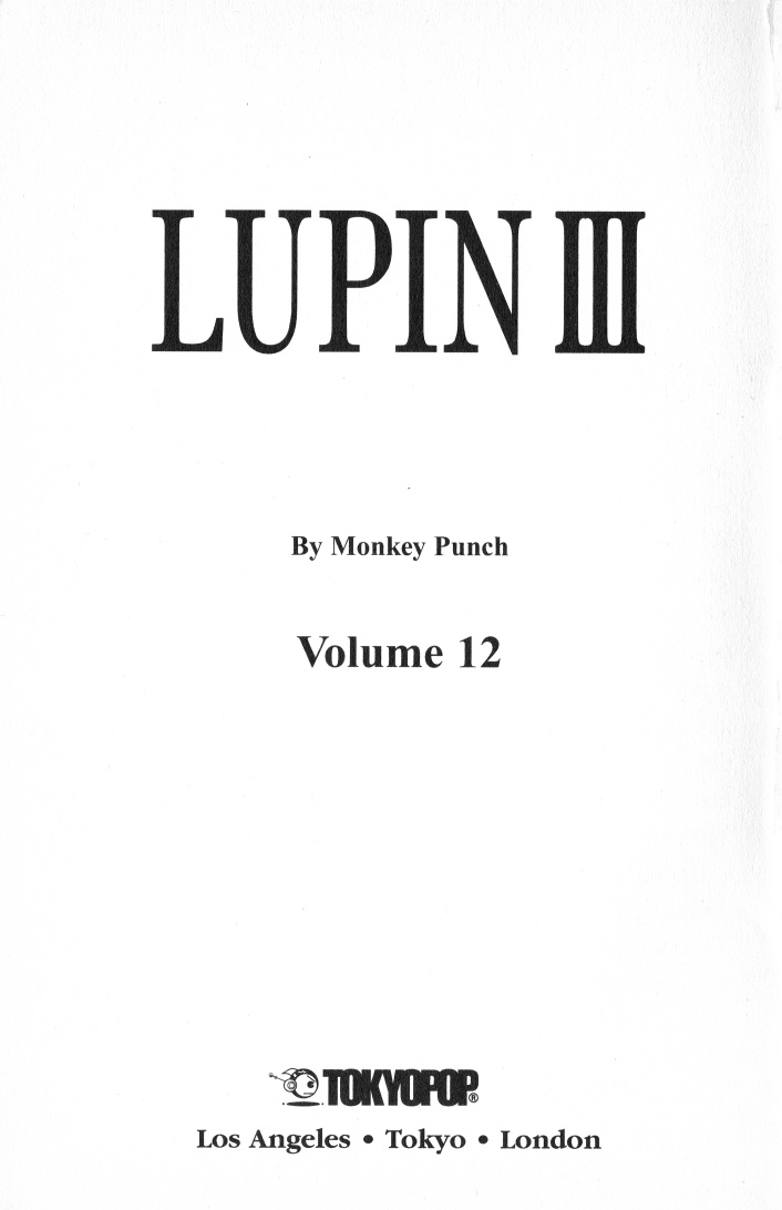 Lupin Iii - Vol.12 Chapter 94: Front Page Blues