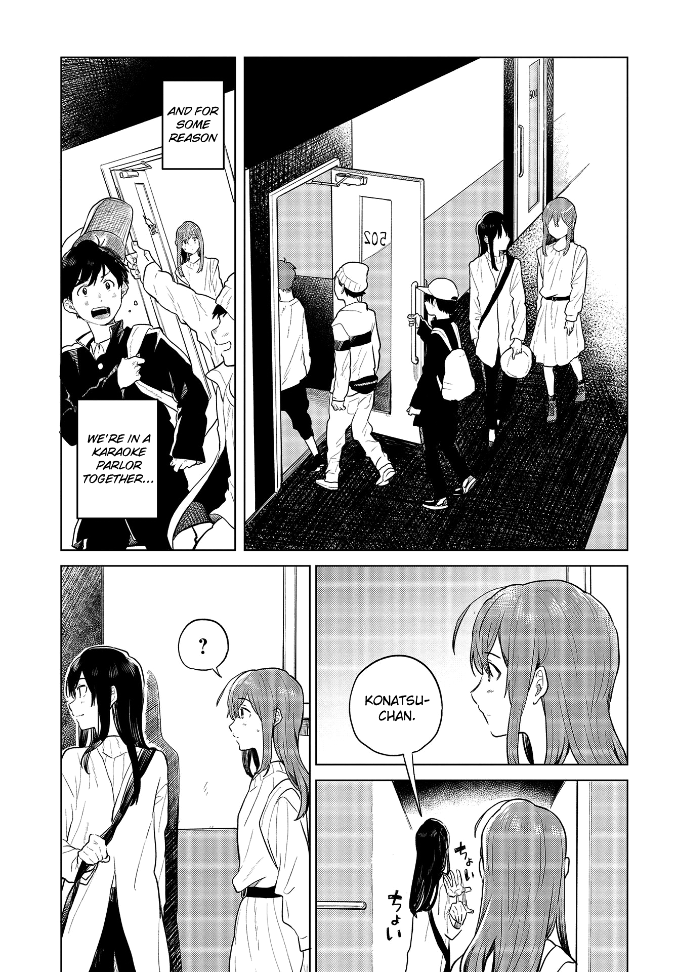 Nettaigyo Wa Yuki Ni Kogareru - Vol.6 Chapter 23: Konatsu Amano Can't Come Out With It.