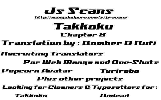 Takkoku!!! - Vol.2 Chapter 8 : Invisible Girl