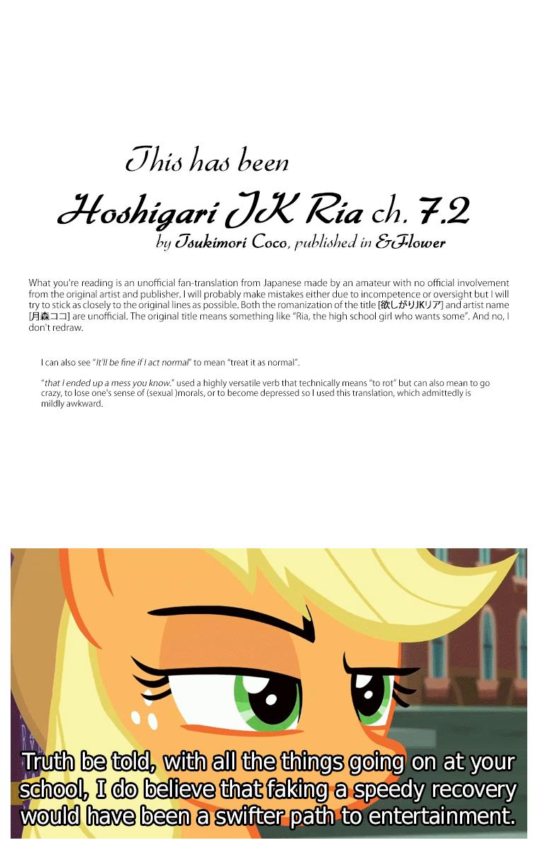 Hoshigari Jk Ria - Chapter 7.2