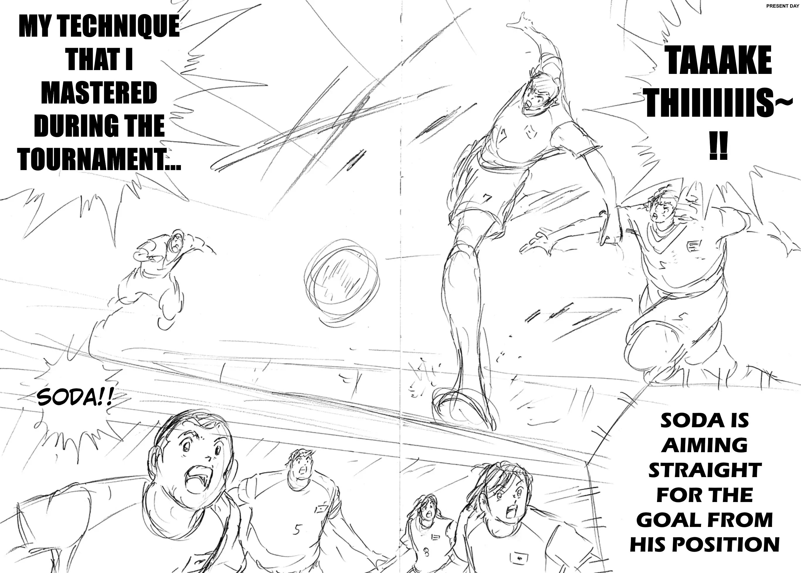 Captain Tsubasa - Rising Sun - Finals - Chapter 8: The Training Camp Oath