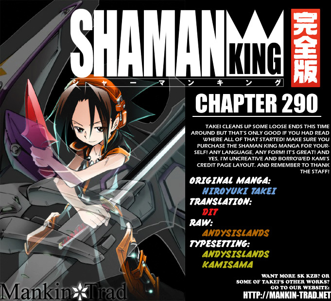 Shaman King - Vol.33 Chapter 290 : Cats Are Attached To Sad People