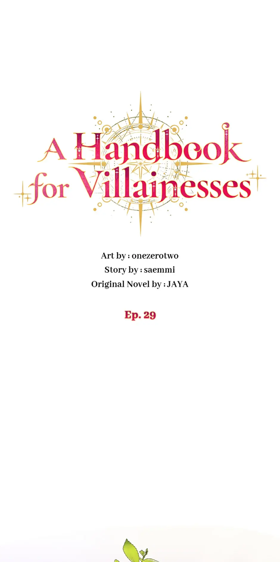 The Guidebook For Villainesses - Chapter 29