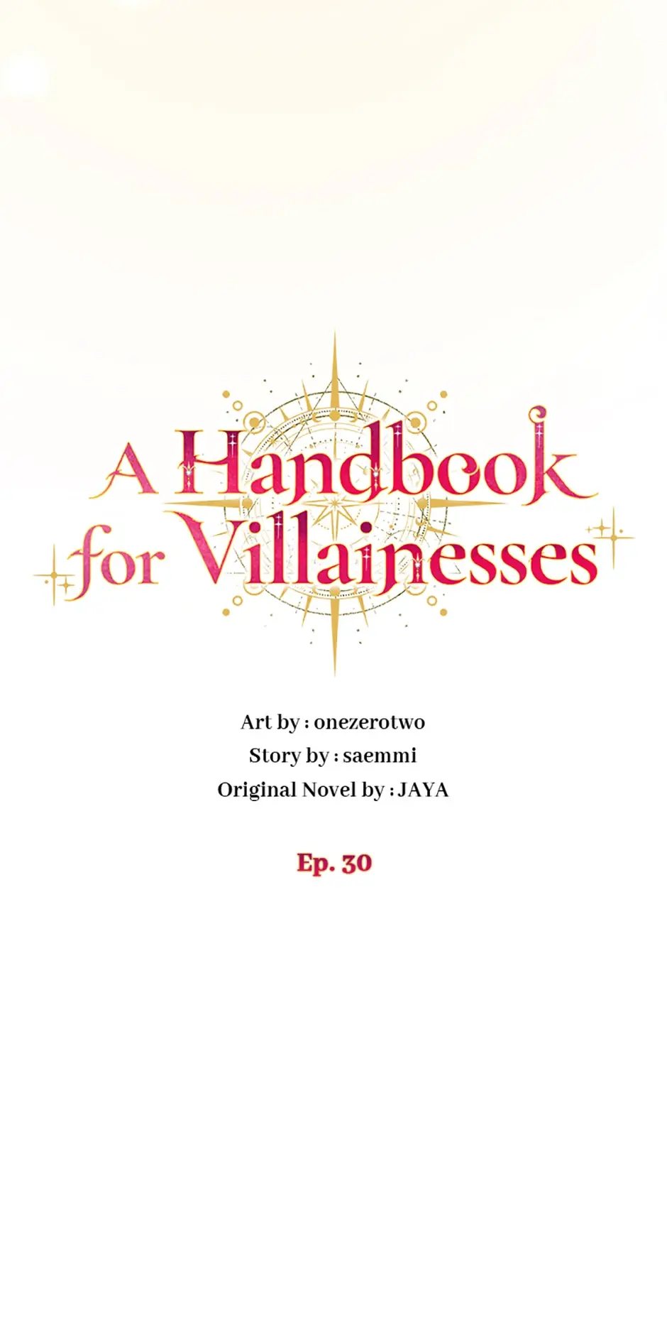 The Guidebook For Villainesses - Chapter 30