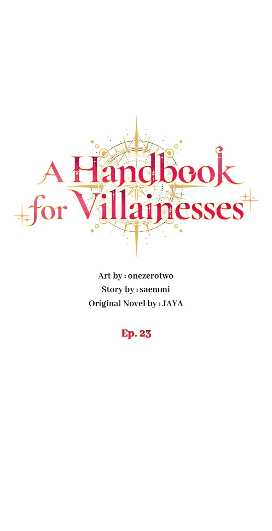 The Guidebook For Villainesses - Chapter 23