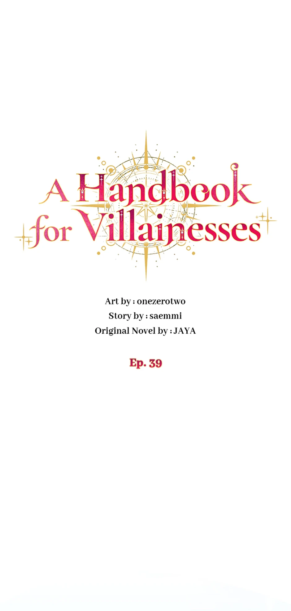 The Guidebook For Villainesses - Chapter 39