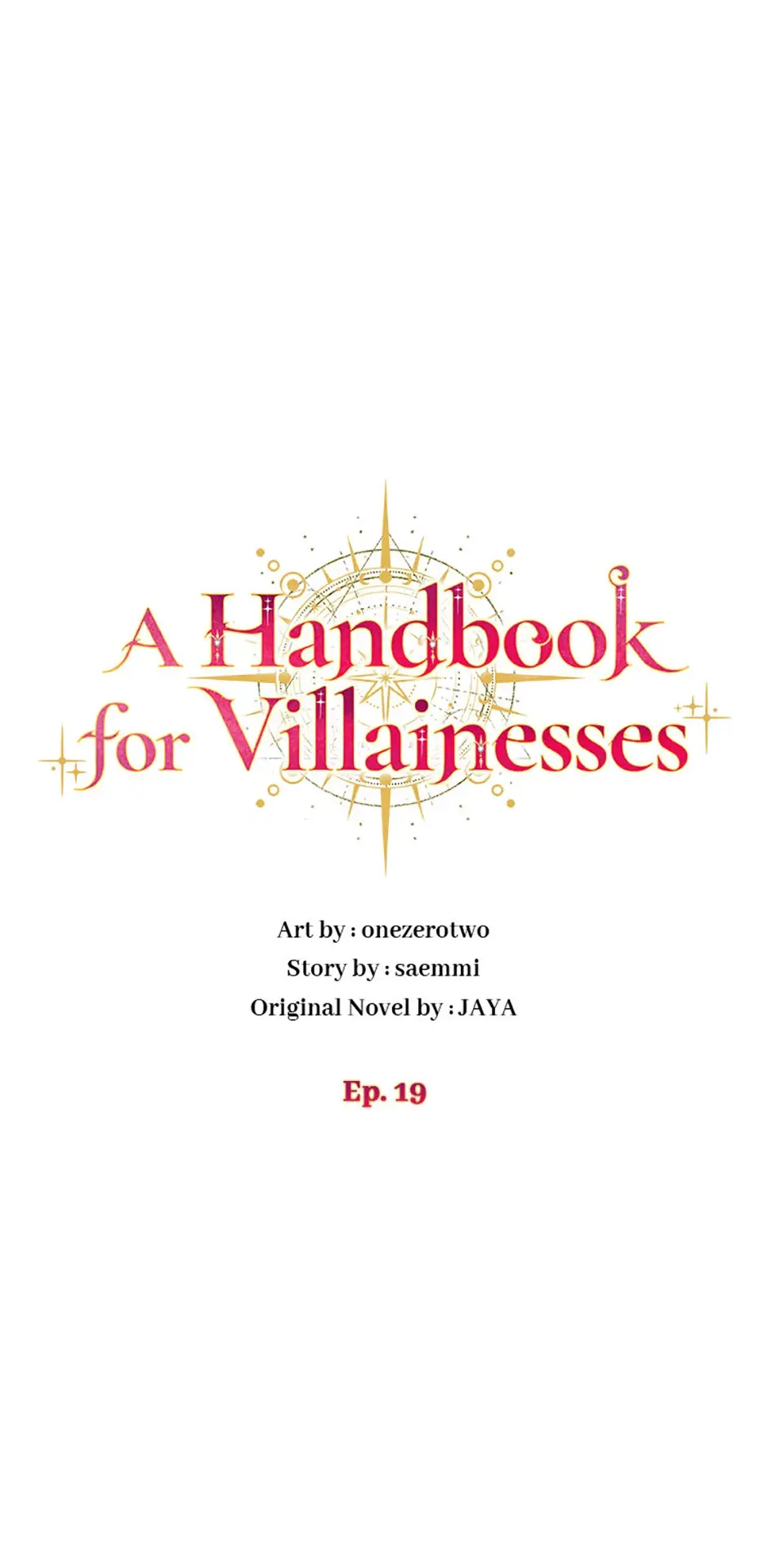 The Guidebook For Villainesses - Chapter 19