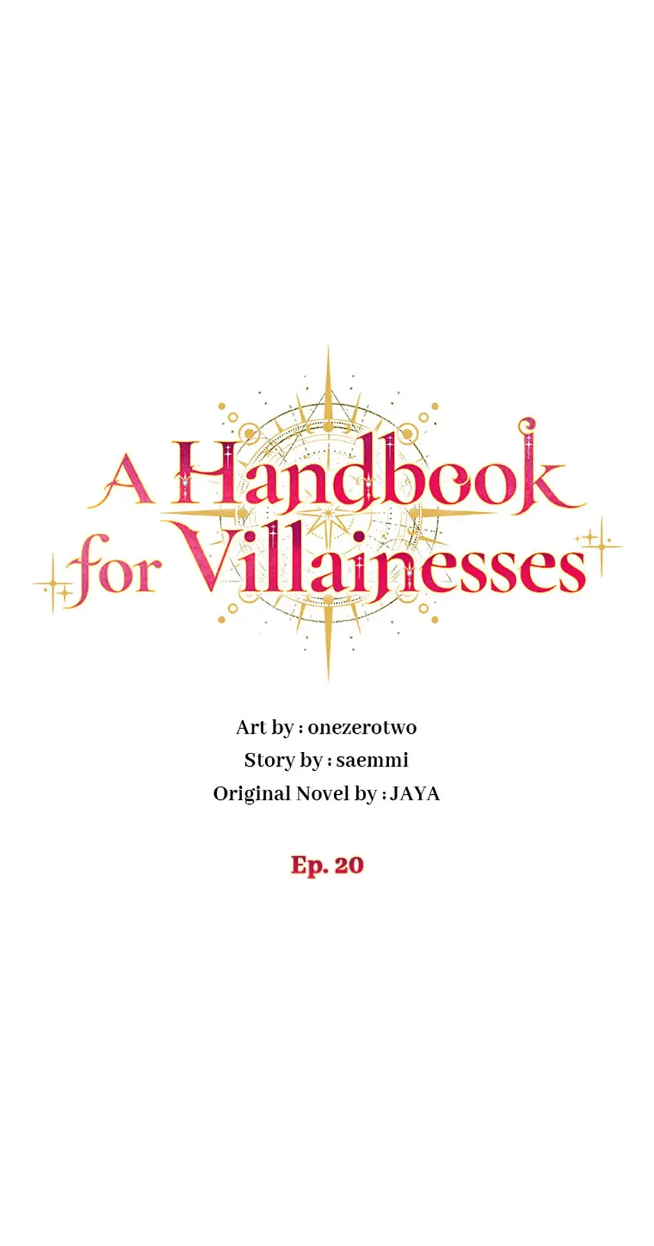 The Guidebook For Villainesses - Chapter 20