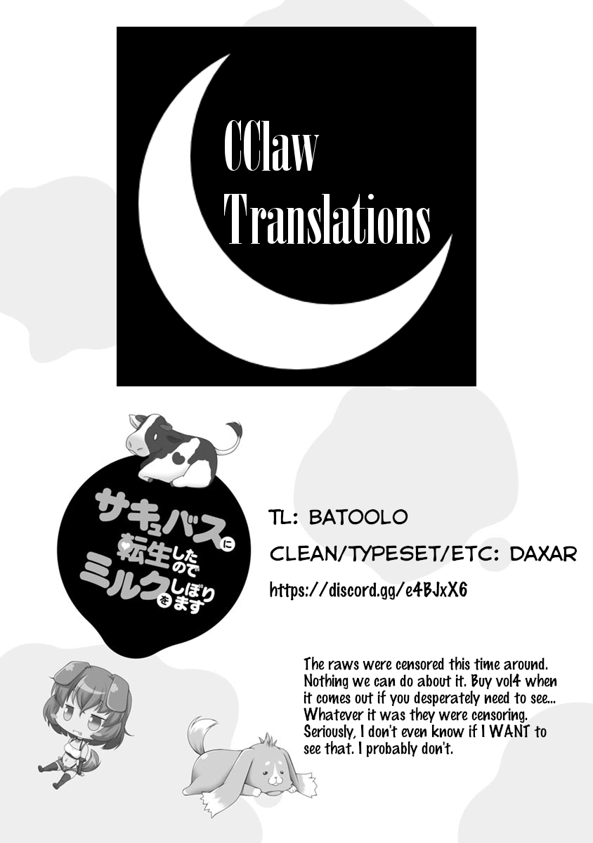 Succubus Ni Tensei Shita Node Milk Wo Shiborimasu - Chapter 19