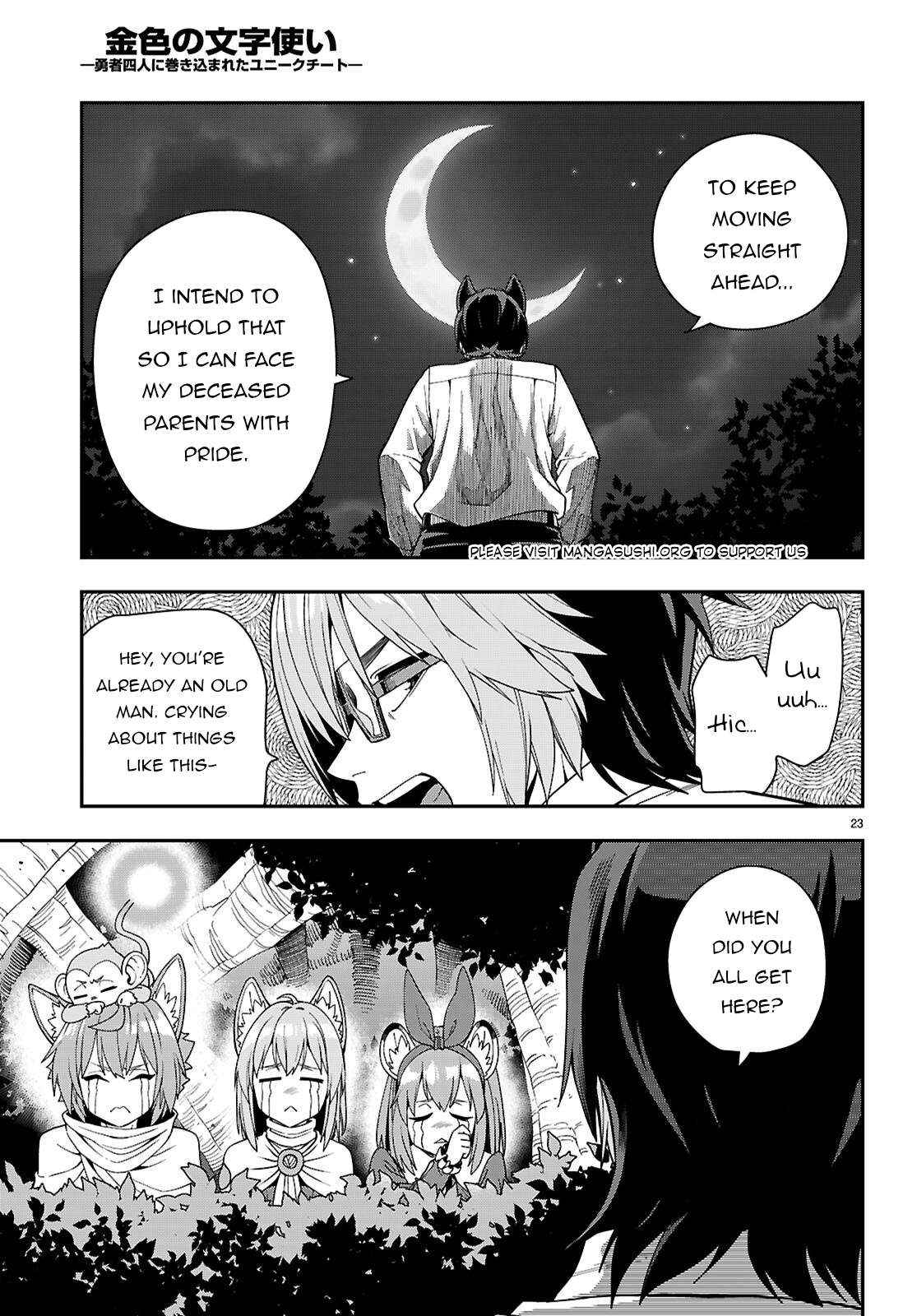 Konjiki No Moji Tsukai - Yuusha Yonin Ni Makikomareta Unique Cheat - Chapter 113