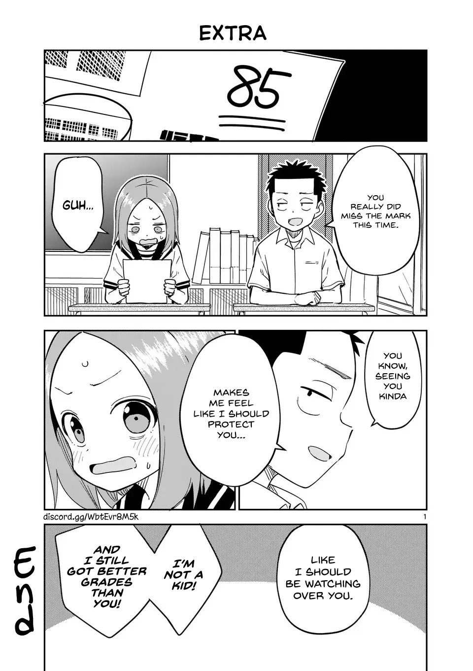 Karakai Jouzu No (Moto) Takagi-San - Chapter 307.5