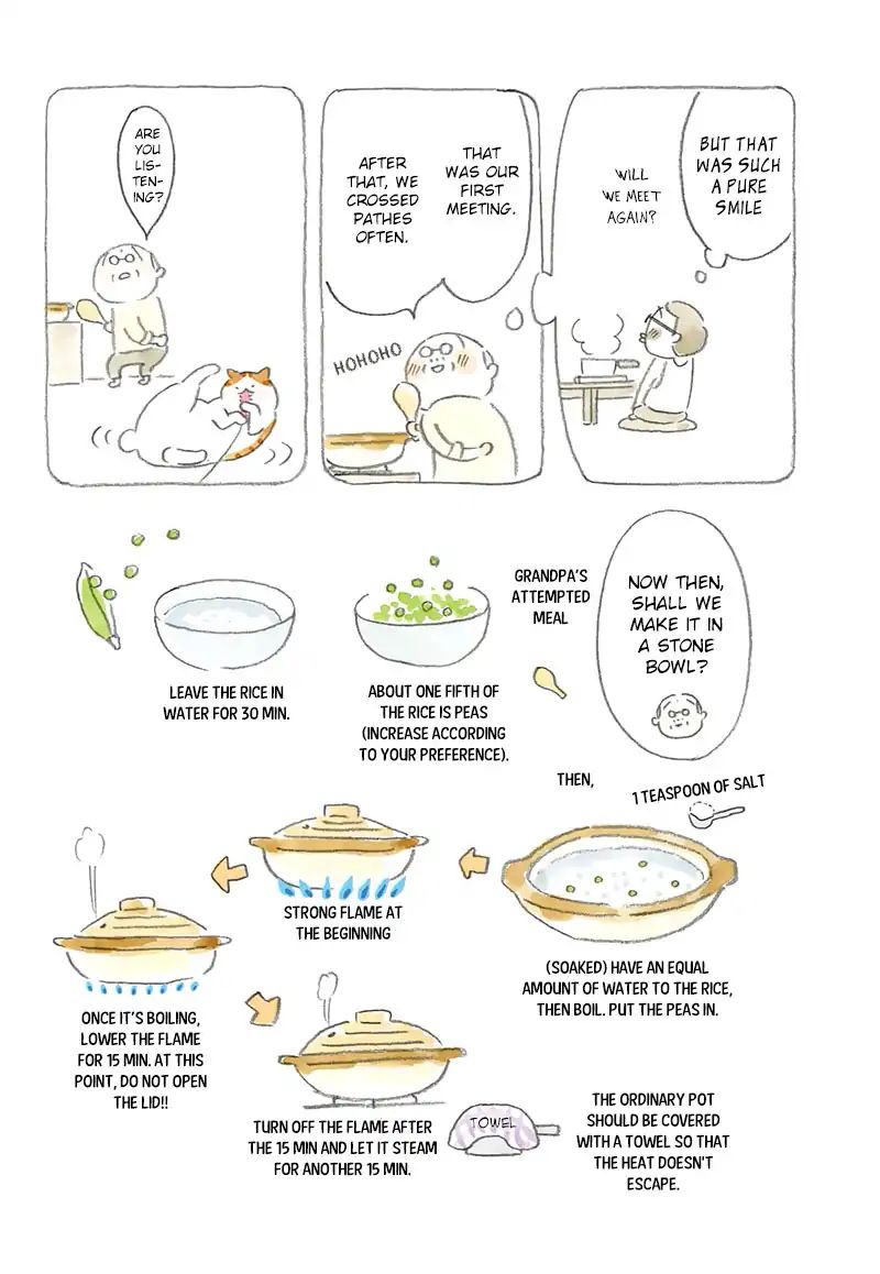 Cat And Grandpa - Vol.1 Chapter 3: Green Pea Rice