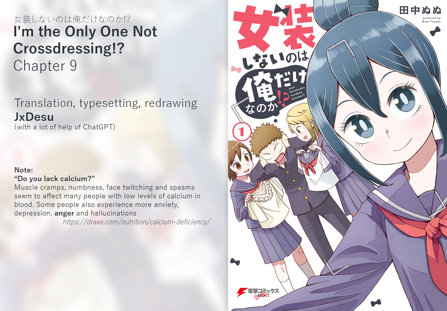 I'm The Only One Not Crossdressing!? - Chapter 9