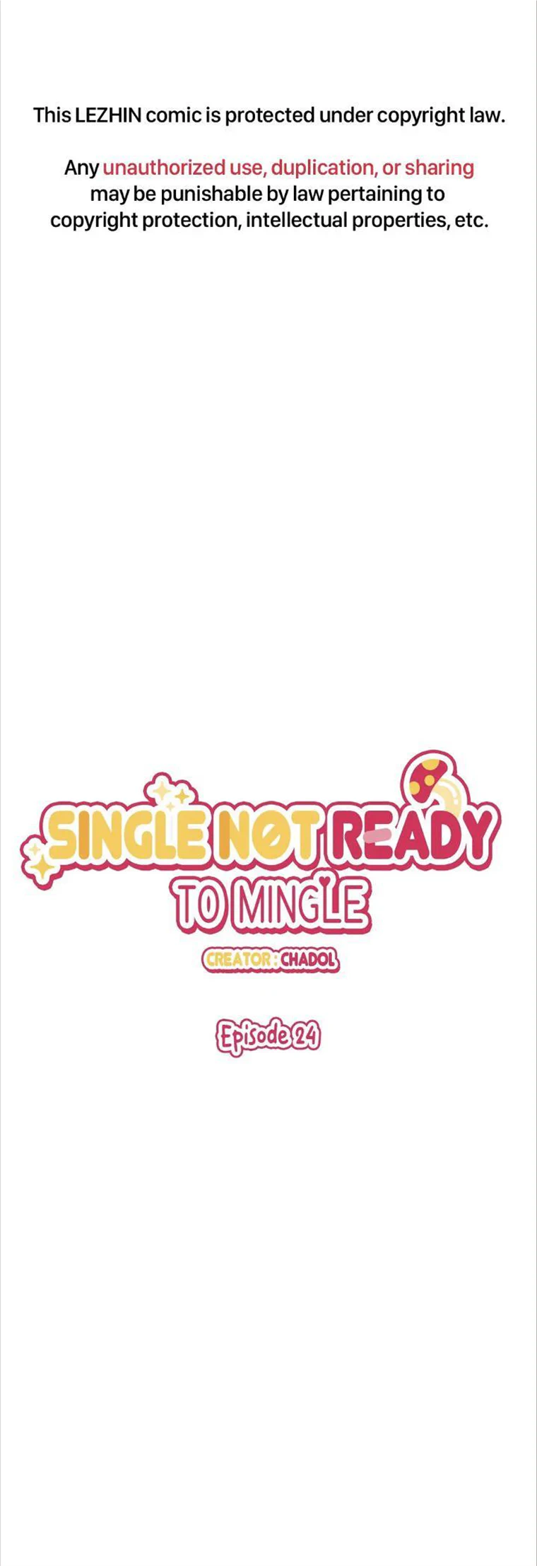 Single Not Ready To Mingle - Chapter 24