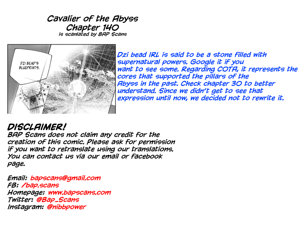 Cavalier Of The Abyss - Chapter 141