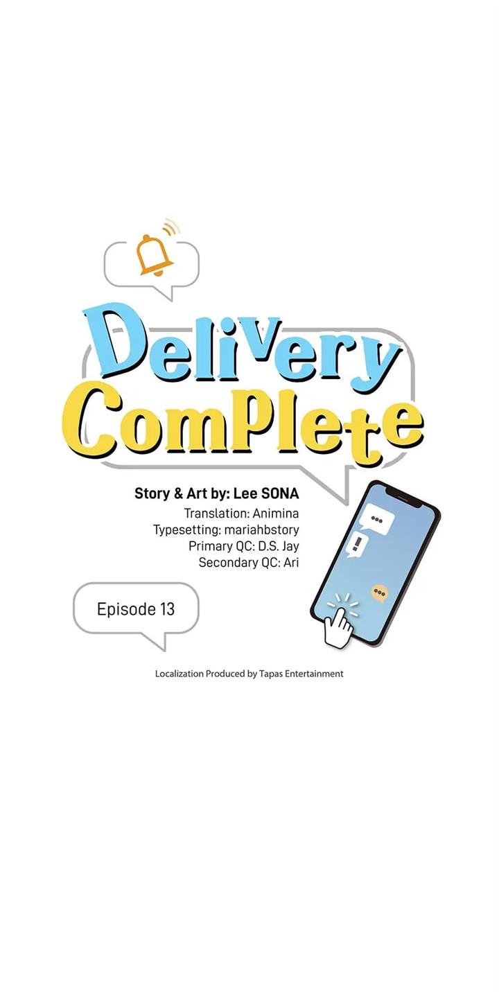 Delivery Complete - Chapter 13