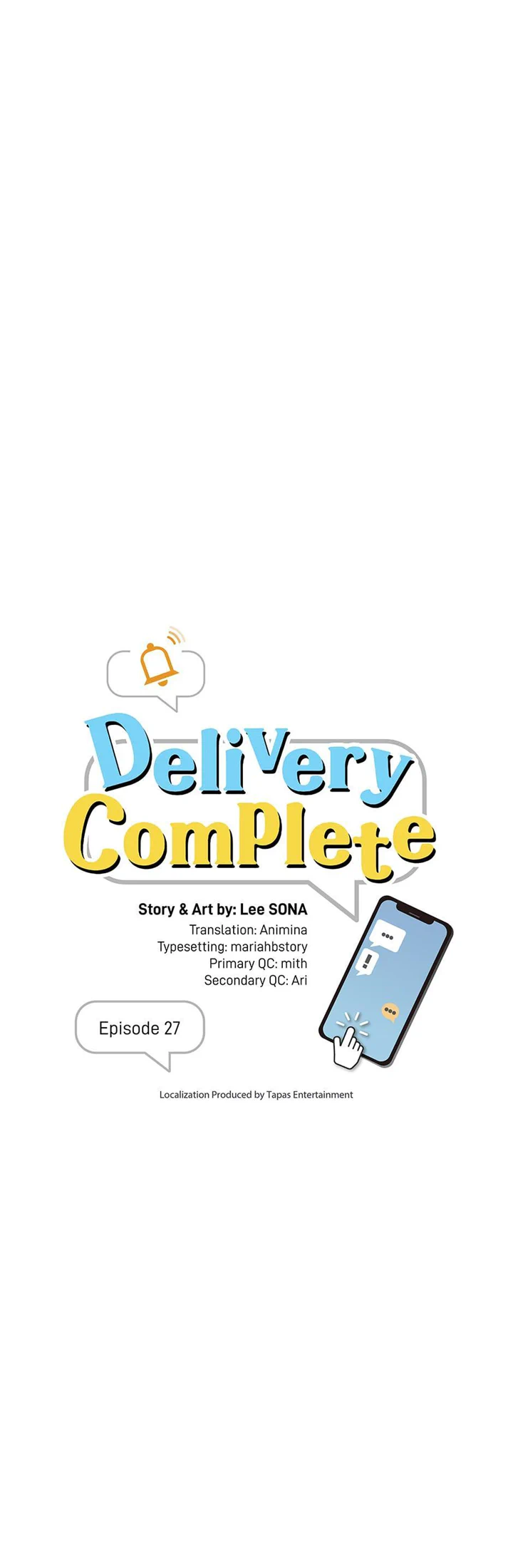 Delivery Complete - Chapter 27