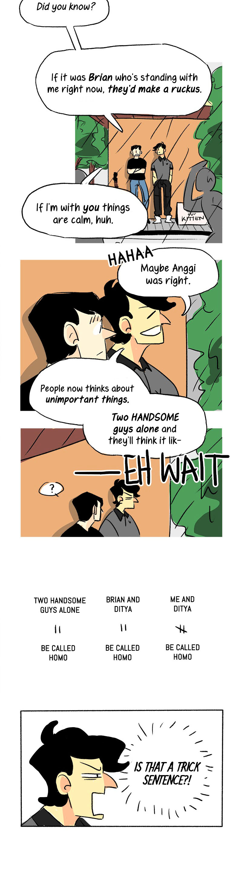 No Homo - Chapter 9 V2 : About Two (Handsome) Guys And Their Implication