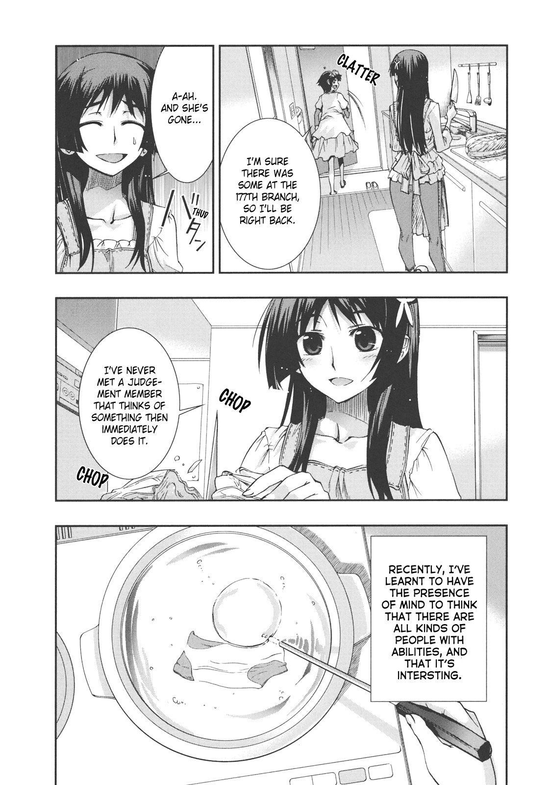 Pseudepigrapha Railgun - Vol.1 Chapter 8: A Certain Pot Party's Delicious Food