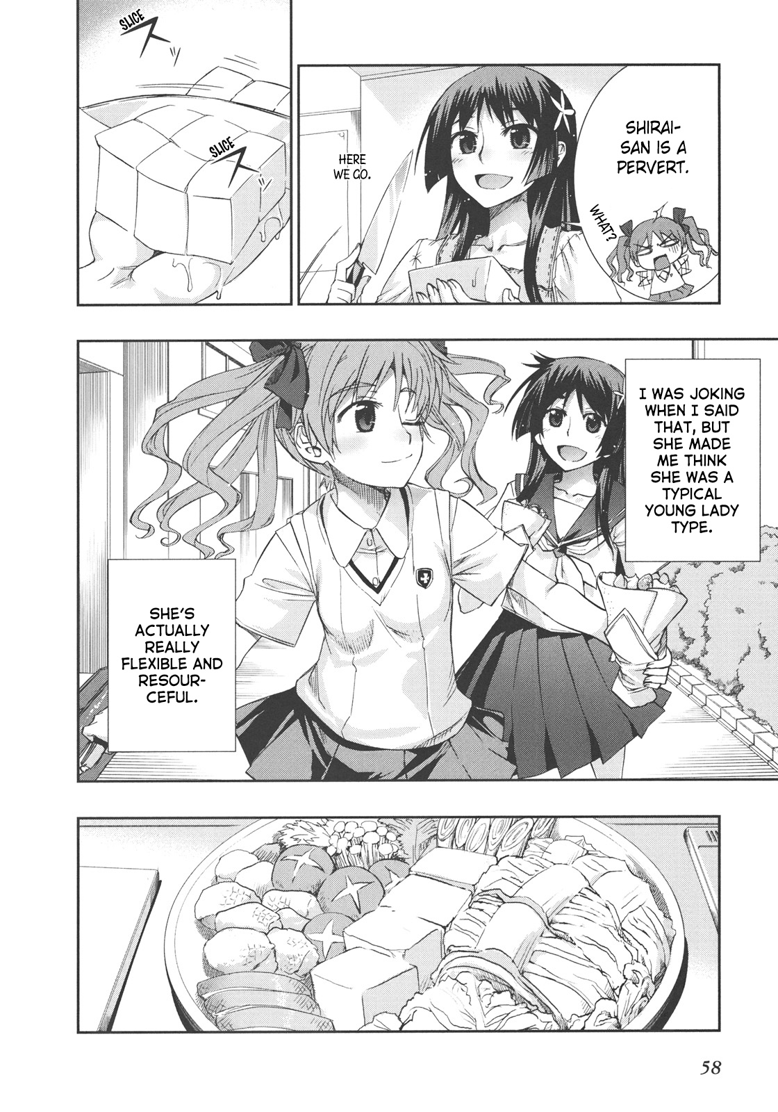 Pseudepigrapha Railgun - Vol.1 Chapter 8: A Certain Pot Party's Delicious Food