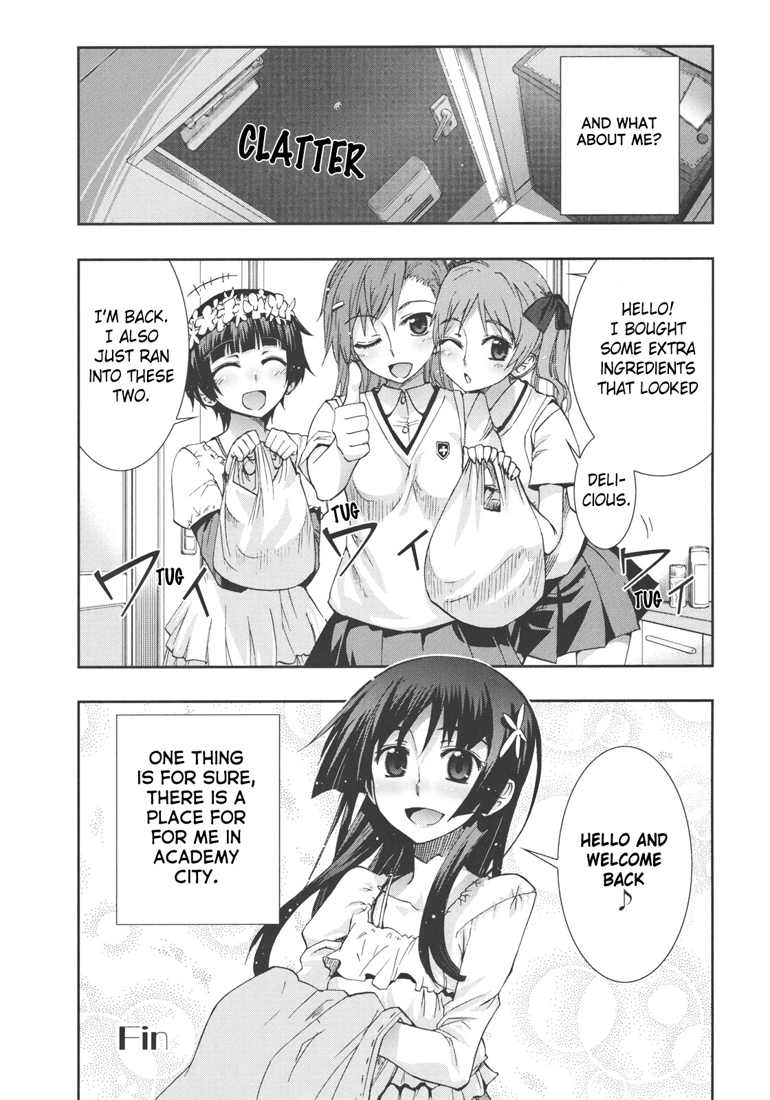 Pseudepigrapha Railgun - Vol.1 Chapter 8: A Certain Pot Party's Delicious Food