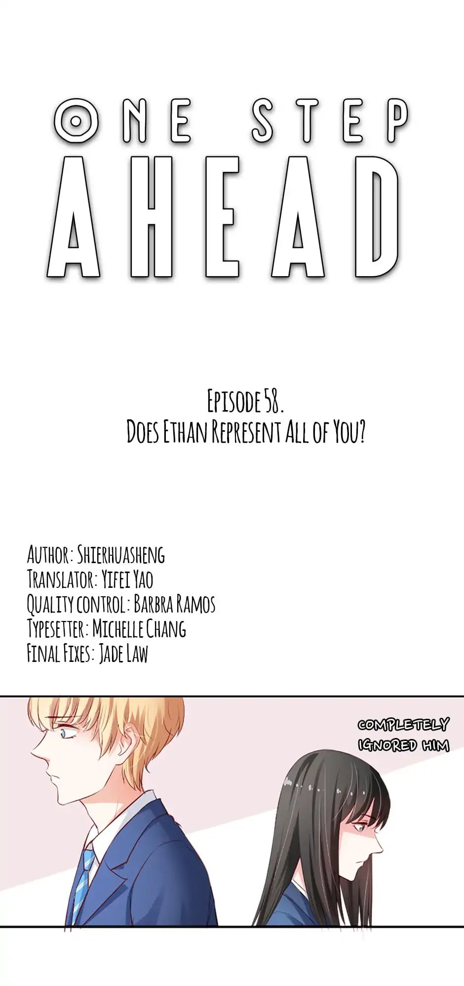 One Step Ahead - Chapter 58: Does Ethan Represent All Of You