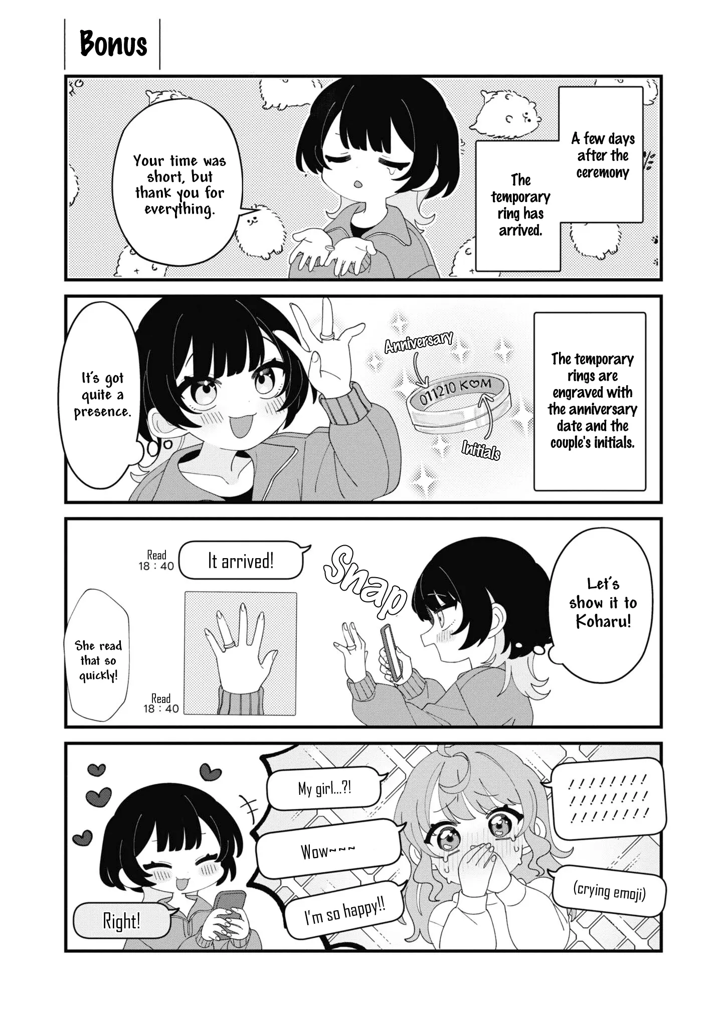 Koharu To Minato: Watashi No Partner Wa Onna No Ko - Vol.1 Chapter 6