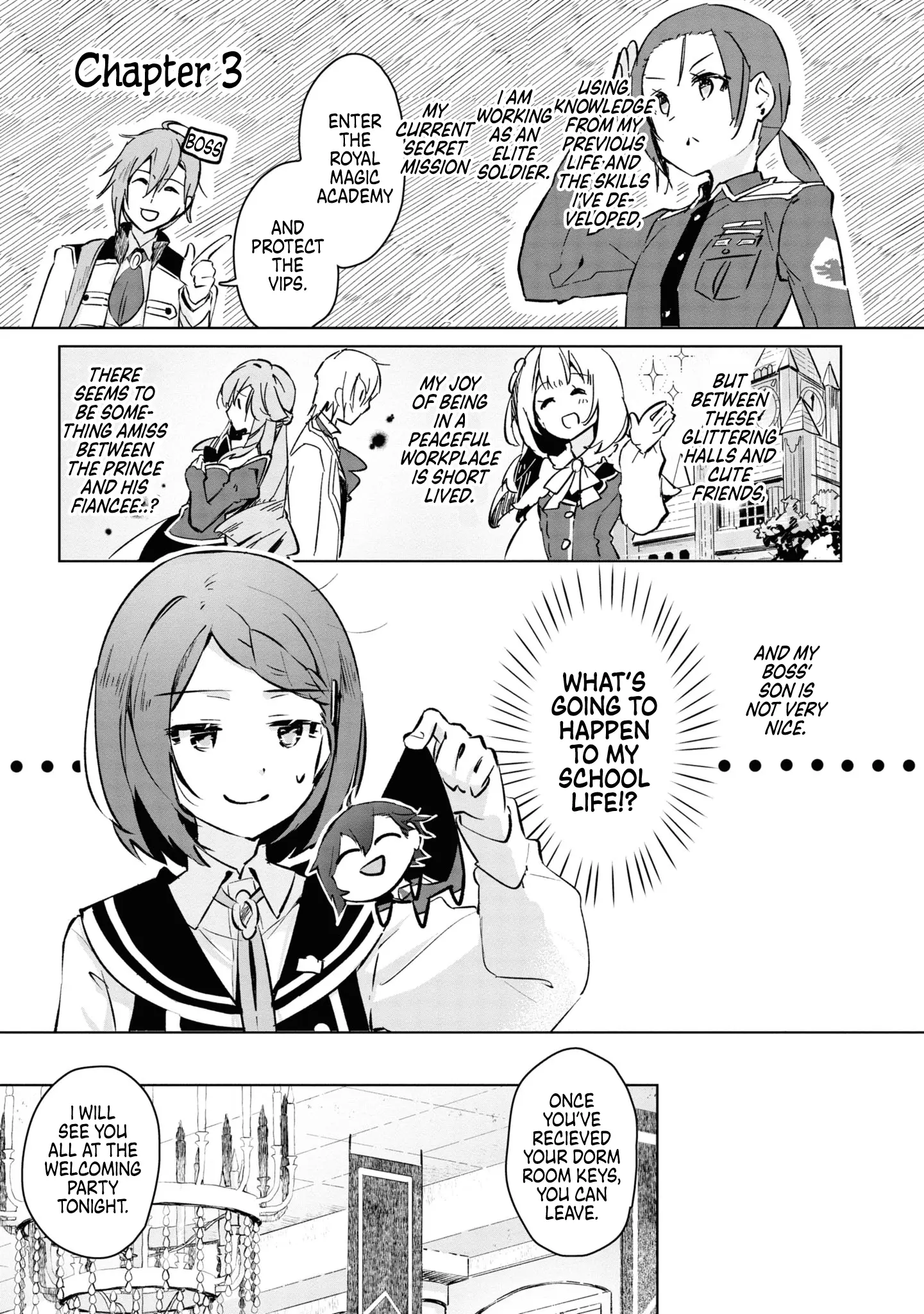 Gunjin Shoujo, Seiritsu Mahou Gakuen Ni Senyuu Suru Koto Ni Narimashita - Vol.1 Chapter 3